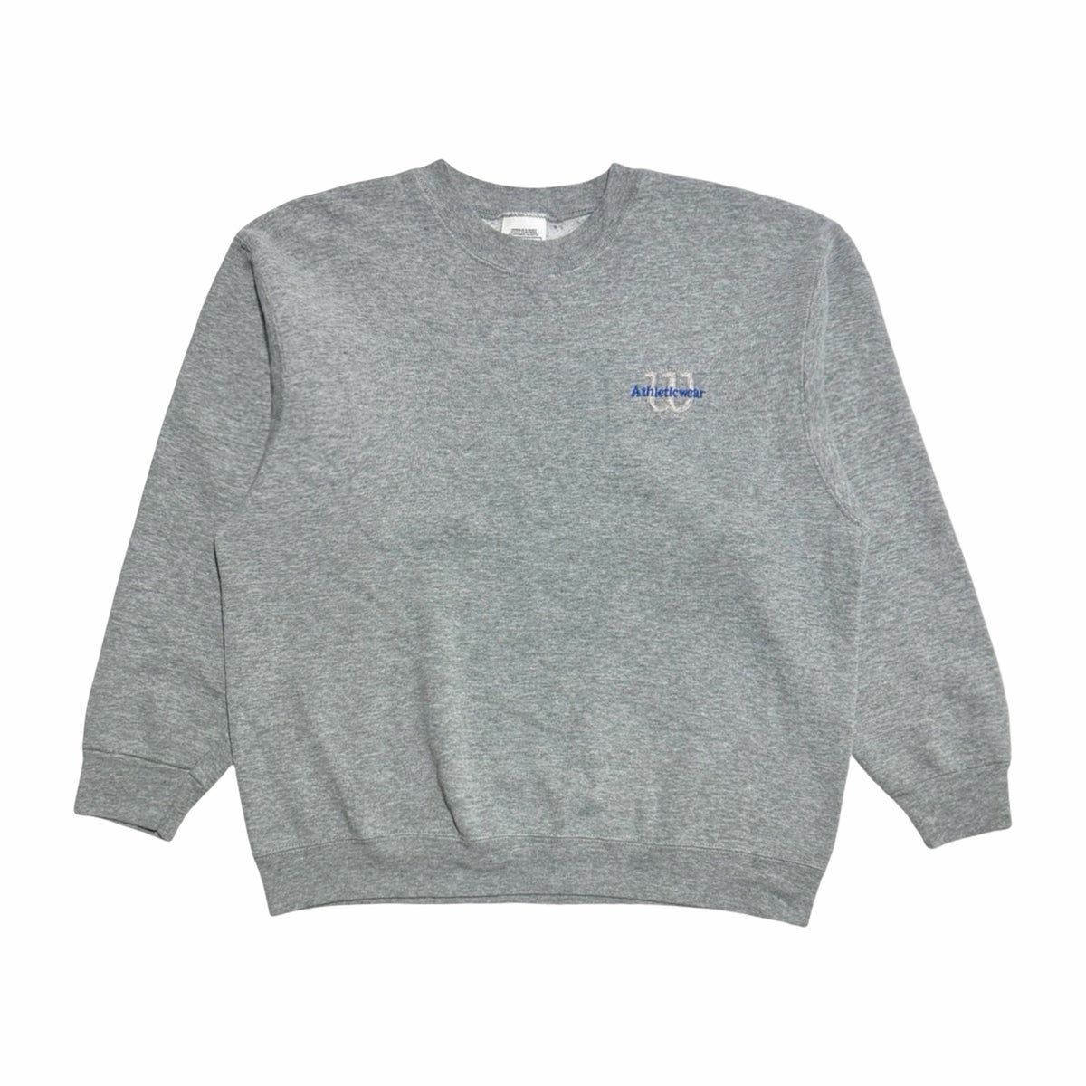 1990s Wilson Athleticwear heather gray crewneck sweatshirt front