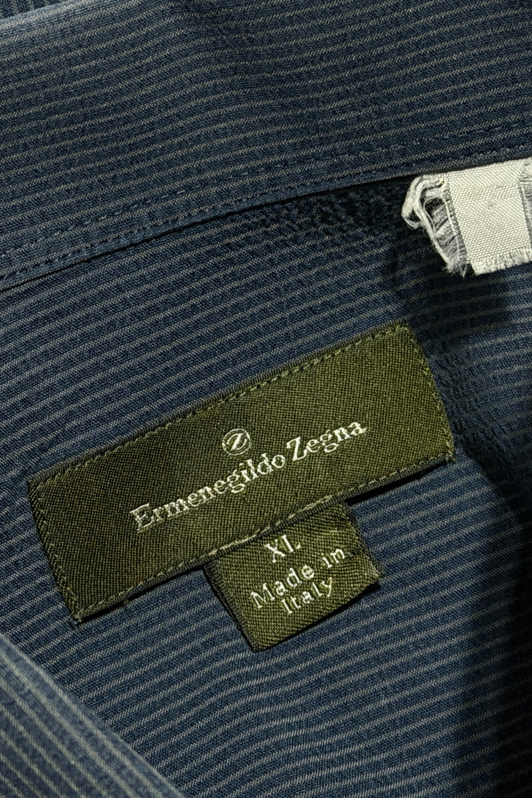 Ermenegildo Zegna Made in Italy tag, size XL