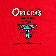 Load image into Gallery viewer, 1990’S ORTEGA’S CHIMAYO WEAVING L/S T-SHIRT SMALL
