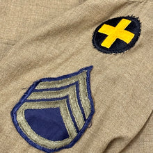 Load image into Gallery viewer, 1940’S US ARMY 33RD INFANTRY AIRBORNE M37 L/S B.D. SHIRT MEDIUM
