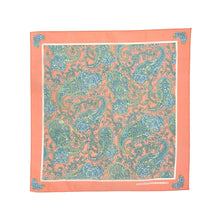 Load image into Gallery viewer, 1970’S FLORAL PAISLEY MADE IN USA BANDANA
