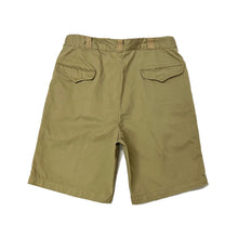 Load image into Gallery viewer, 1950’S US MILITARY KOREAN WAR KHAKI PLEATED SHORTS 30
