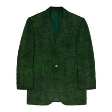 Load image into Gallery viewer, 1960’S SAKS FIFTH AVENUE PURE HANDWOVEN SILK THREE BUTTON SUIT JACKET 38
