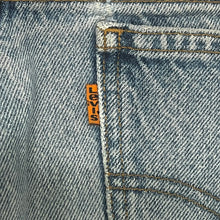 Load image into Gallery viewer, 1990’S LEVI’S MADE IN BRAZIL 505 ORANGE TAB LIGHT WASH PAINTER DENIM JEANS 36 X 28
