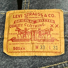 Load image into Gallery viewer, 1980’S LEVI’S 501 MADE IN USA DARK WASH DENIM JEANS 30 X 28
