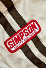 Cargar imagen en el visor de la galería, 1970’S SIMPSON RACING STRIPED ZIP JACKET MEDIUM

