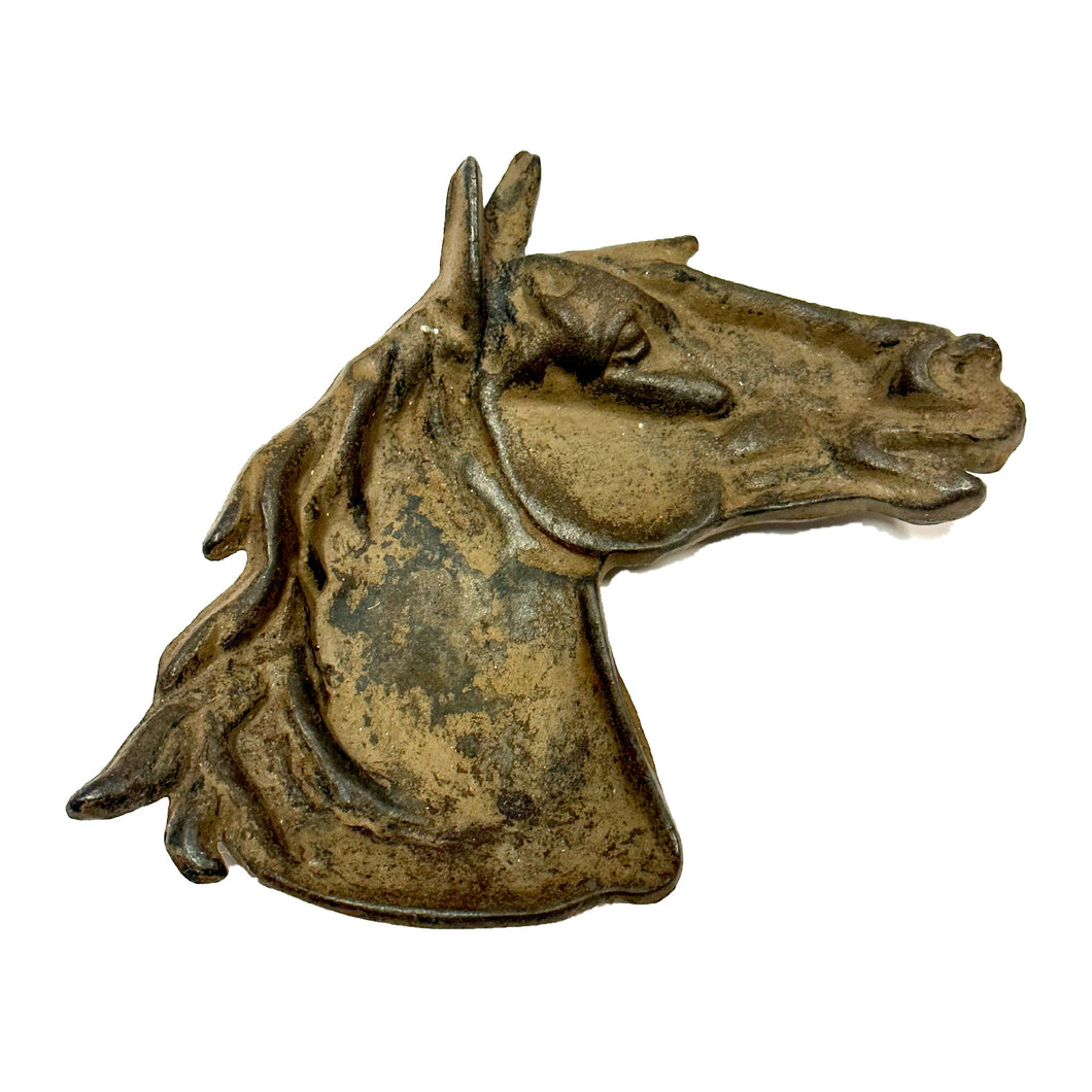 1950’S WILD HORSE CAST METAL TRAY