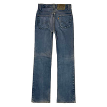 Load image into Gallery viewer, 1990’S LEVI’S 517 MADE IN USA REPAIRED COWBOY CUTS DENIM JEANS 28 X 32
