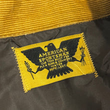 Load image into Gallery viewer, 1960’S AMERICAN SPORTSMAN DUCK CANVAS CORDUROY COLLAR HUNTING JACKET X-LARGE
