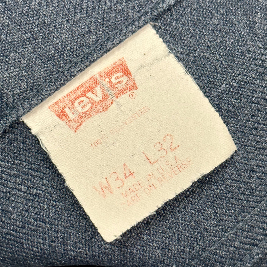 1980’S LEVI’S 517 STAPREST MADE IN USA COWBOY CUT PANTS 32 X 32