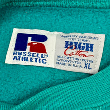 Load image into Gallery viewer, 1990’S RUSSELL ATHLETICS MADE IN USA BRUSHED FLEECE CREWNECK SWEATER LARGE
