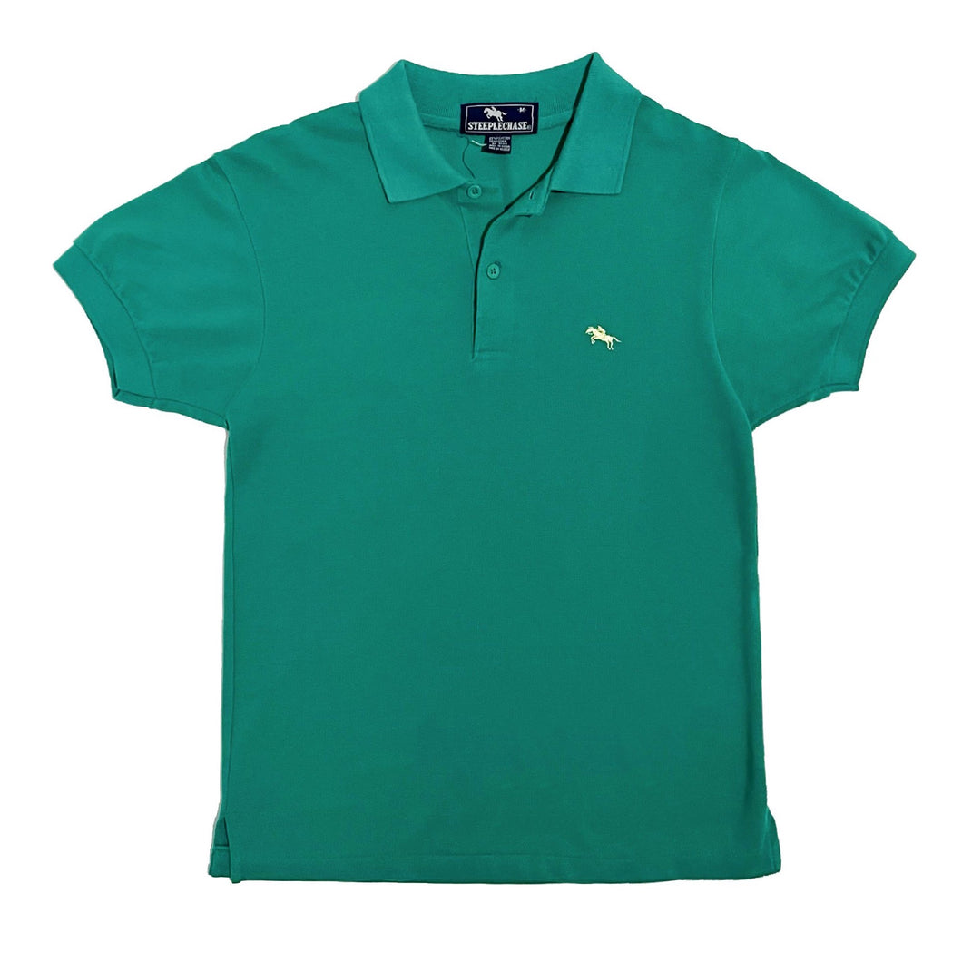 1980’S STEEPLECHASE KNIT POLO SHIRT SMALL