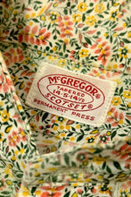 Load image into Gallery viewer, 1960’S MCGREGOR MADE IN USA FLORAL L/S B.D. SHIRT SMALL
