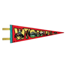 Load image into Gallery viewer, 1960’S WYOMING STATE SOUVENIR PENNANT
