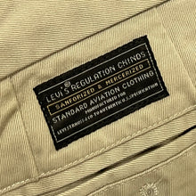Load image into Gallery viewer, 1980’S LEVI’S AIR FORCE REPRODUCTION CHINOS 30 X 30
