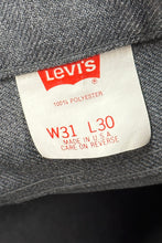 Load image into Gallery viewer, 1980’S LEVI’S 517 STAPREST MADE IN USA COWBOY CUT PANTS 30 X 29
