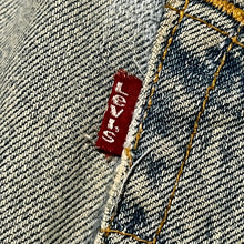 Load image into Gallery viewer, 1990’S LEVI’S 501 MADE IN USA FLANNEL REPAIR DENIM JEANS 34 X 32

