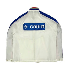 Load image into Gallery viewer, 1970’S PENSKE RACING PATCHED GROSGRAIN STRIPED GARAGE JACKET LARGE
