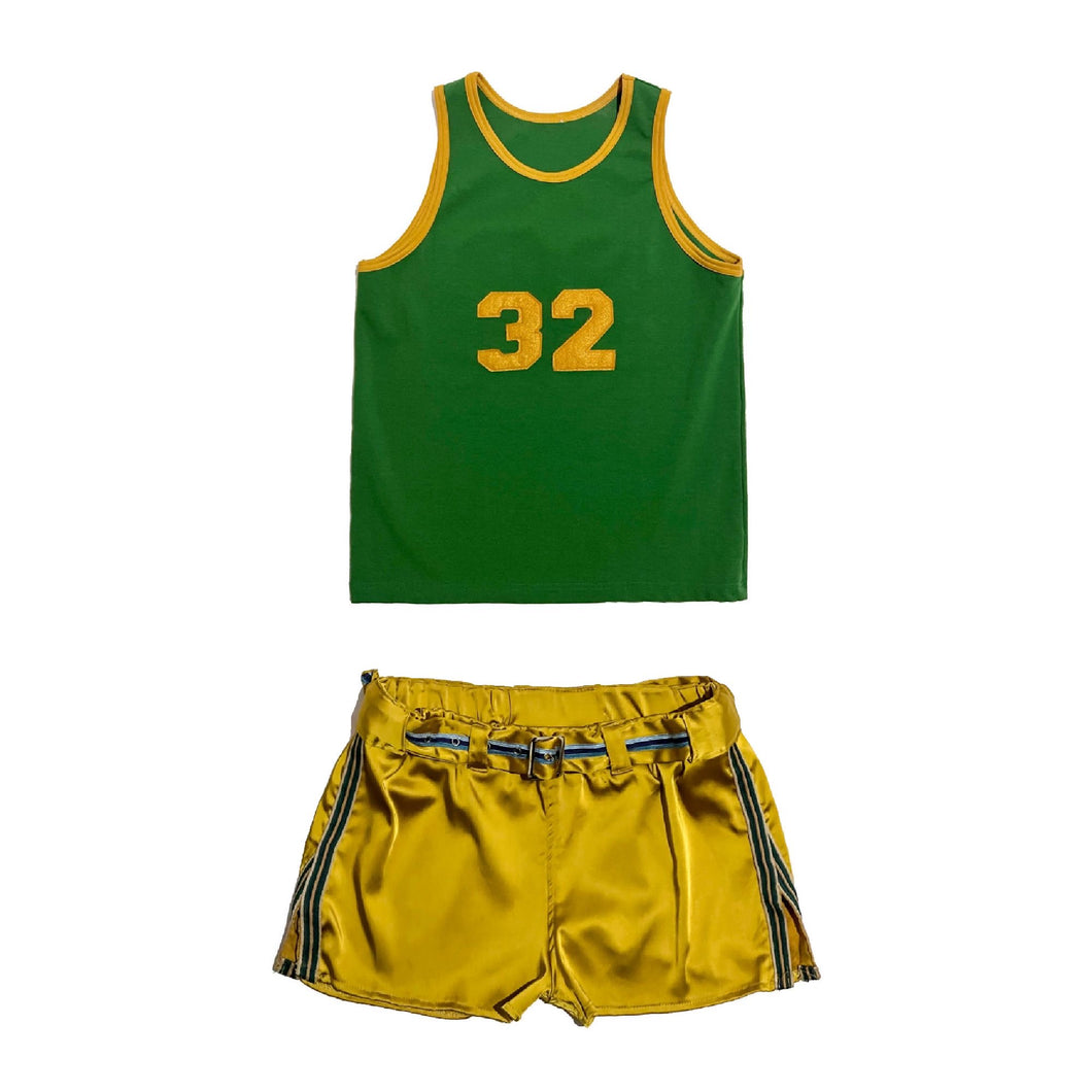 1980’S DEADSTOCK MADE IN USA BASKETBALL UNIFORM SET S/M