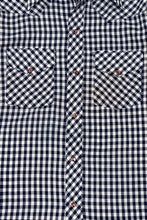 Load image into Gallery viewer, 1970’S SEARS MADE IN USA GINGHAM CHECK WESTERN PEARL SNAP L/S SHIRT SMALL
