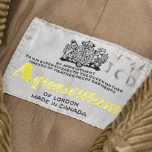 Load image into Gallery viewer, 1970’S AQUASCUTUM MADE IN CANADA CORDUROY TRENCH COAT MEDIUM
